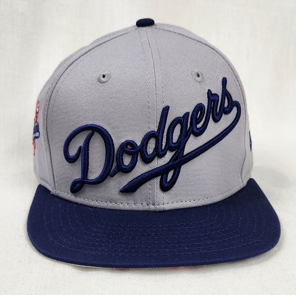 New Era Los Angeles Dodgers Spell Out Snap Back Adjustable Hat. - Picture 1 of 6